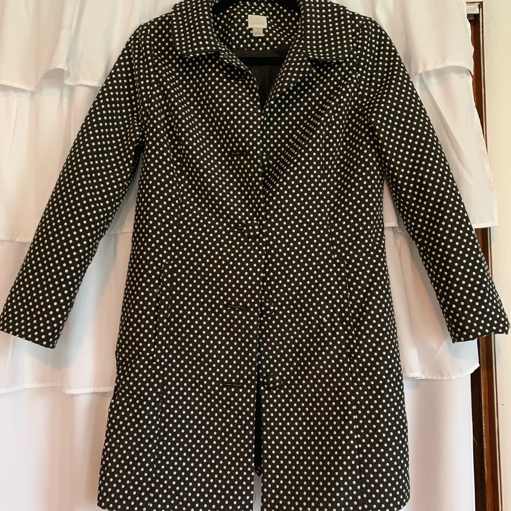 LAUREN CONRAD POLKA DOT SZ 4 COAT